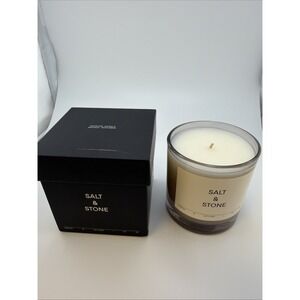 Salt‎ & Stone Santal And Vetiver Scented Candle 8.5 oz NEW In Box